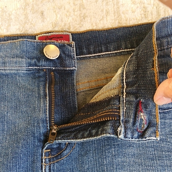 Premium Tommy Jeans Denim Red Label Frayed Hem Skirt J5 Blue - Picture 10 of 16